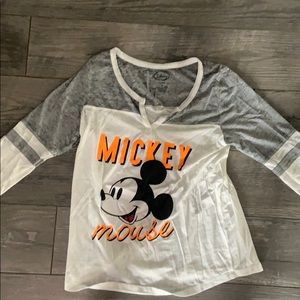 Mickey Mouse 3/4 sleeve top